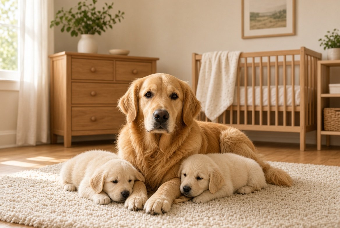 Golden Retriever family